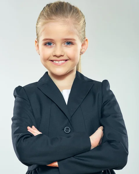 Kleine Geschäftsfrau posiert — Stockfoto