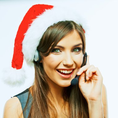 Çağrı Merkezi operatörü Noel şapka