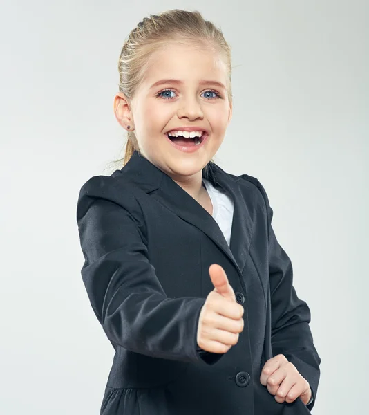 Kleine zakelijke vrouw poseren — Stockfoto