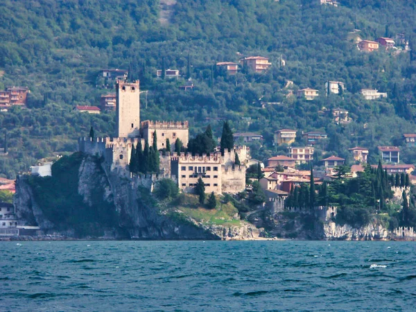 Πόλη Malcesine Στη Λίμνη Garda Στην Ιταλία — Φωτογραφία Αρχείου