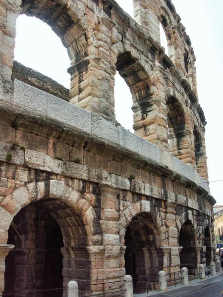 Antiguo Coliseo Ciudad Verona Italia —  Fotos de Stock