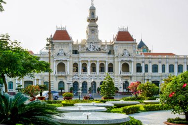 Belediye meclisi binası. Ho Chi Minh Şehri, Vietnam