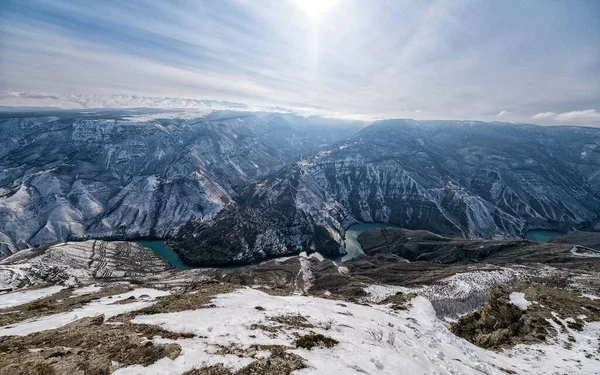 Canyon Sulak Montagnes Caucase République Daghestan Russie Photo De Stock