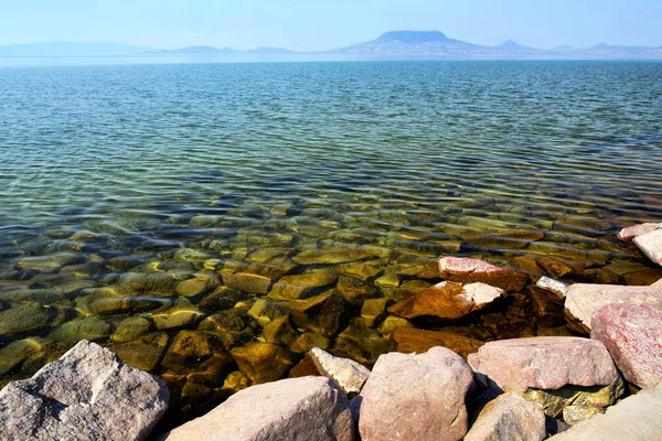 Krajobraz jeziora Balaton (Fonyód), Węgry — Zdjęcie stockowe