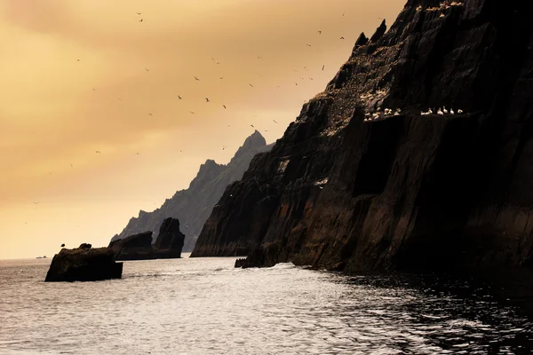 Skellig Michael, patrimonio mondiale dell'UNESCO, Kerry, Irlanda — Foto Stock