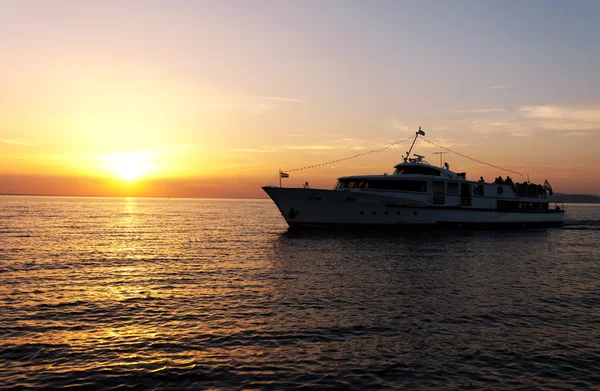 Passenger ship on Lake Balaton, Hungary — Stock Photo, Image