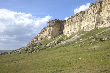Kırım'da, bir dağ beyaz Rock