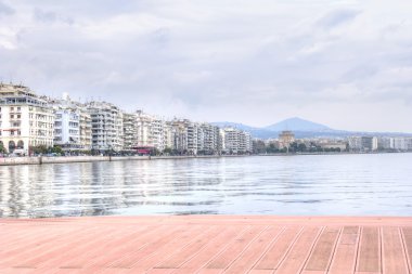 Şehir Thessaloniki Panoraması