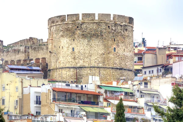 Saloniki. Torre de la ciudad vieja — Foto de Stock