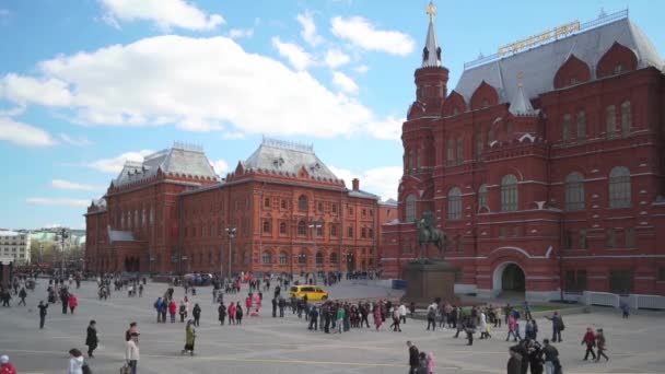 Manezhnaya Square, Moskva. Timelapse — Stockvideo