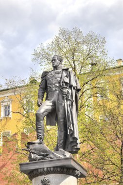 Moskova. İmparator Alexander anıt ben