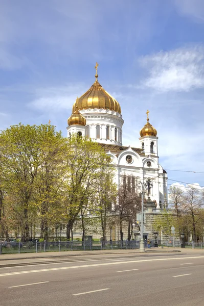 В Москве. Собор Христа Спасителя — стоковое фото