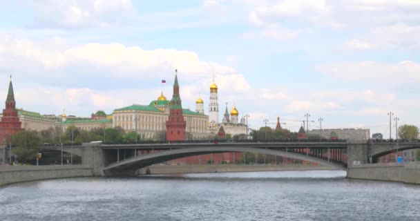 Moszkva. Kreml tornyok. Taymlaps. 4k — Stock videók