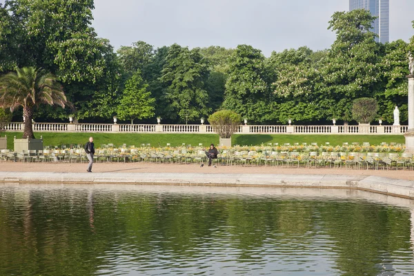 Territory of park of the Luxembourg  palace — Stock Photo, Image