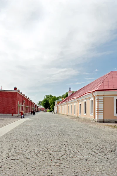 På territoriet av Peter och Pauls fästning — Stockfoto