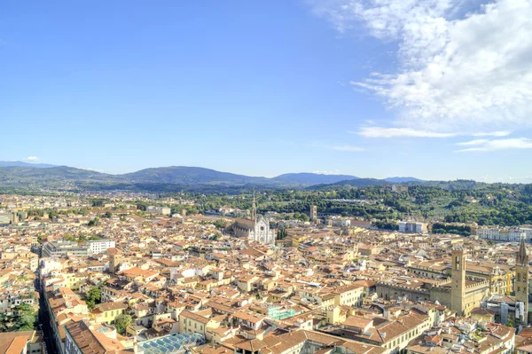 Firenze. Vista dall'alto del volo degli uccelli — Foto Stock