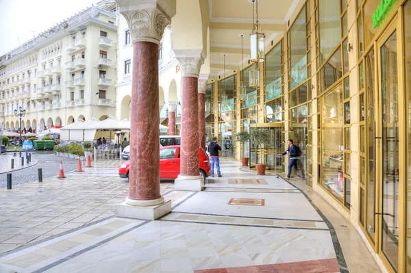 Thessaloniki. Aristotle Street in the city center — Stock Photo, Image