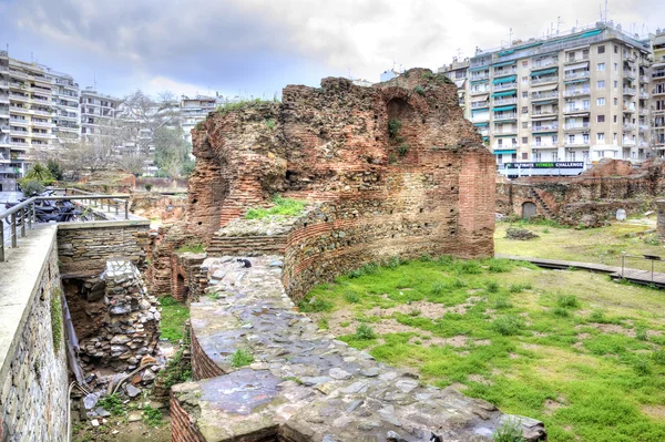 Thessaloniki. Ancient Roman Forum or Agora — Stock Photo, Image