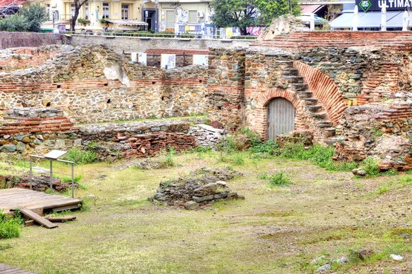 Thessaloniki. Ancient Roman Forum or Agora — Stock Photo, Image