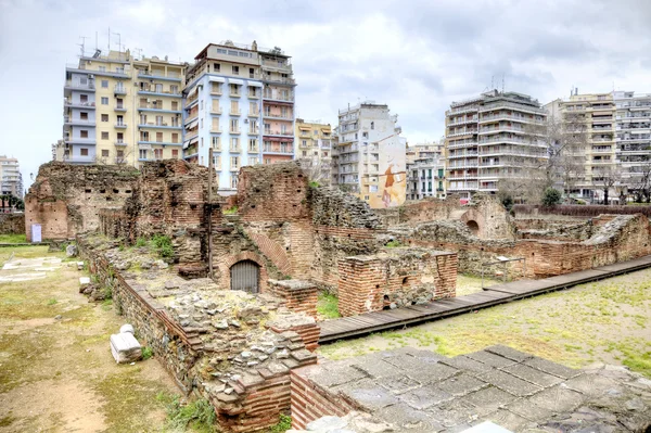 Thessaloniki. Fórum Romano Antigo ou Ágora — Fotografia de Stock