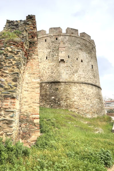 Saloniki. Gamlebyens tårn – stockfoto