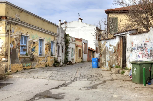 Saloniki. Gemeindestraße — Stockfoto