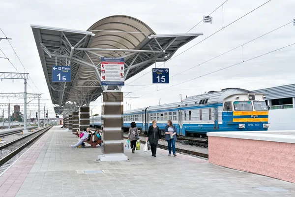 Gomel. Estação Ferroviária — Fotografia de Stock