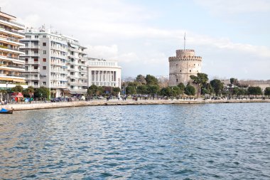 Thessaloniki. White Tower yakınındaki dolgu