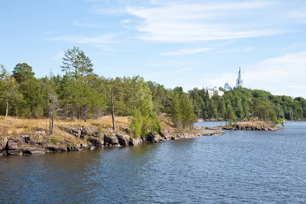 Archipelagu Walaam. Wyspy na jeziorze Ładoga — Zdjęcie stockowe