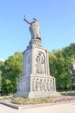 Belgorod. Monument to the Vladimir Sviatoslavich the Great clipart