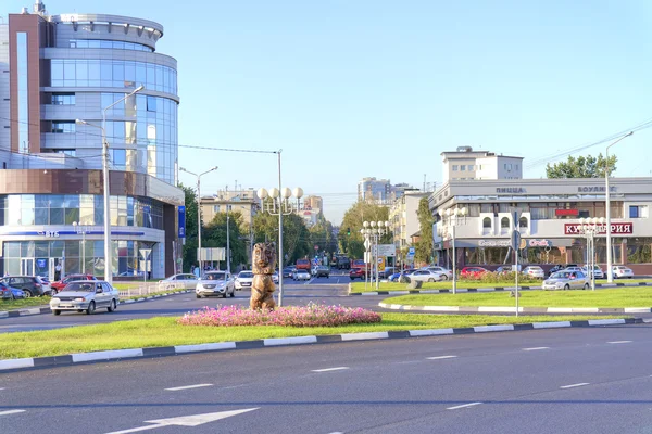 Miasto Biełgorod. Plac zwycięstwa — Zdjęcie stockowe