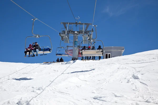 Dombay. Aerial lift — Stock Photo, Image