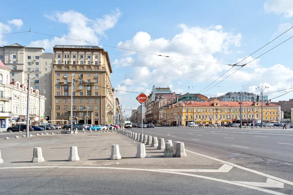 Miasto Moskwa. Tverskaya Zastava square — Zdjęcie stockowe