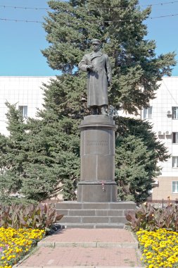 Şehir Belgorod. Tren istasyonu alanının
