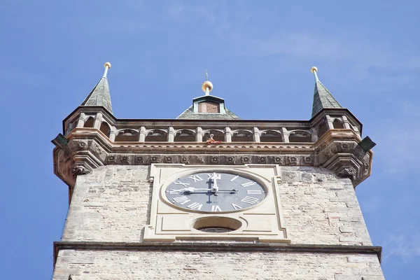 Prague. Tower of town hall — Stock Photo, Image