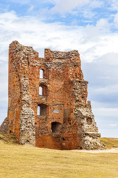 Les Ruines Château Navahrudak Des Bastions Clés Forteresse Puissante Grand — Photo