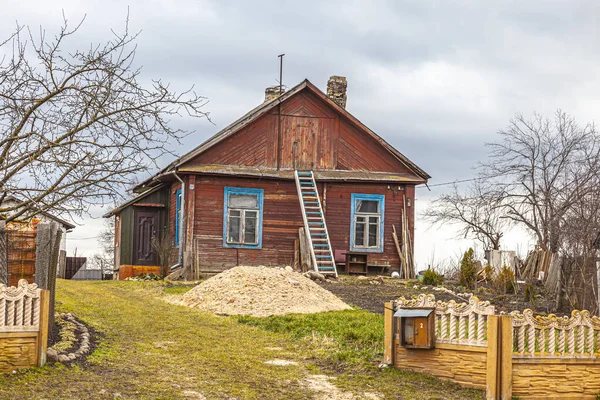 Venkovský Dům Soukromém Sektoru Města Navahgrudok Běloruská Republika — Stock fotografie