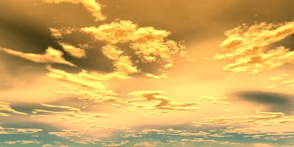Atmósfera Del Planeta Nubes Cielo Planeta Extraño Ilustración — Foto de Stock