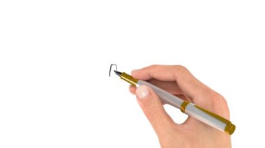 Tıbbi şırınga. Doodle videosu veya Whiteboard Canlandırması