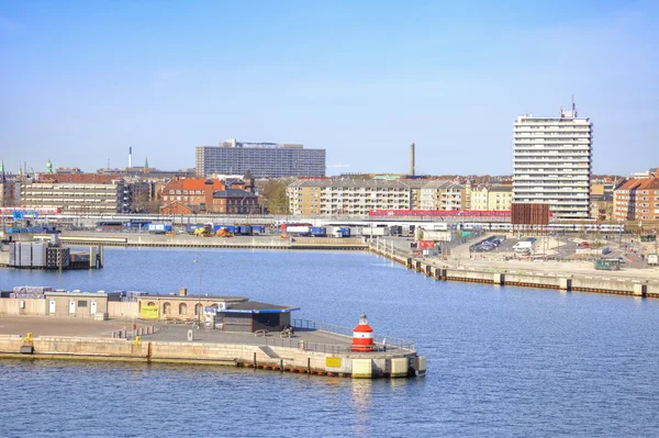 Na cidade portuária de Copenhaga — Fotografia de Stock
