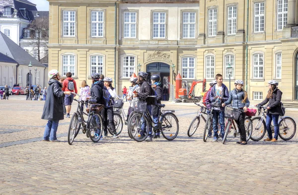 Grupp cykling — Stockfoto