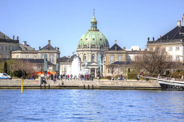 Copenhaga. Igreja de mármore — Fotografia de Stock