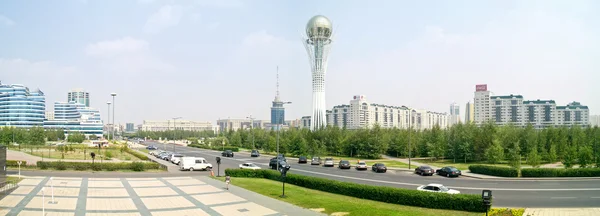 Astana. şehir merkezinde. Panorama