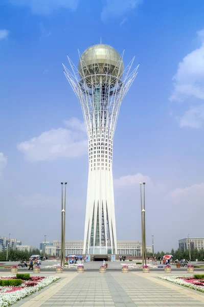 Astana. centrum miasta. Pomnik: bayterek — Zdjęcie stockowe