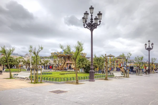 San sebastian. stadsgezicht. culturele hoofdstad van Europa — Stockfoto