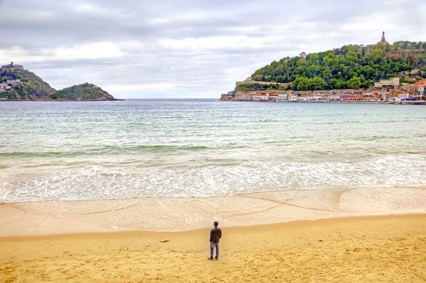 San-Sebastian. Beach — Stock Photo, Image