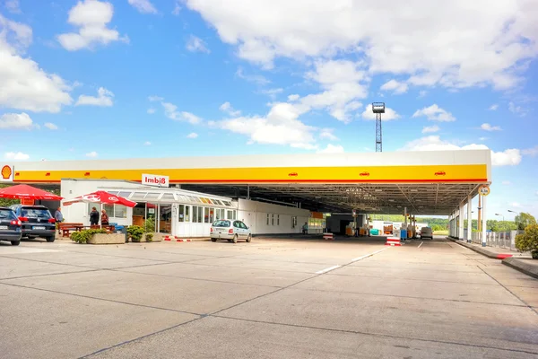 Europe. Filling station — Stock Photo, Image