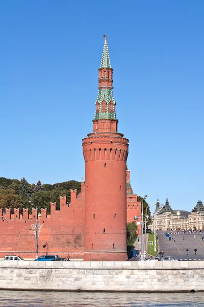 Moskau. Kremlin. beklemishevskaya oder moskworetskaya Turm — Stockfoto