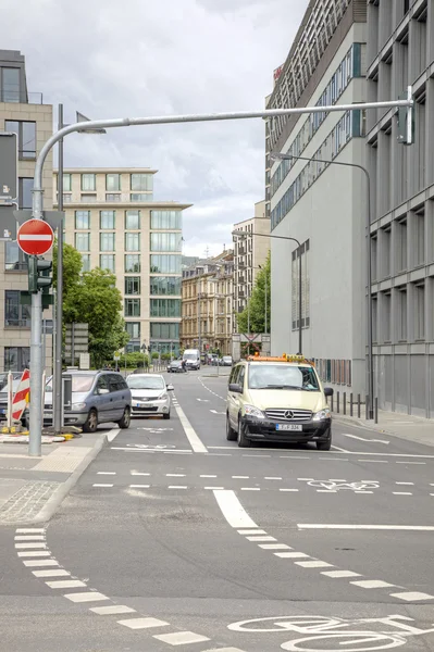 Frankfurt am Main. Straße — Stockfoto