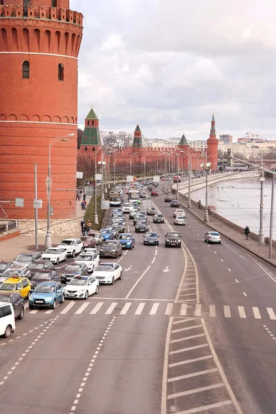 Moskwa. Kreml nasyp — Zdjęcie stockowe